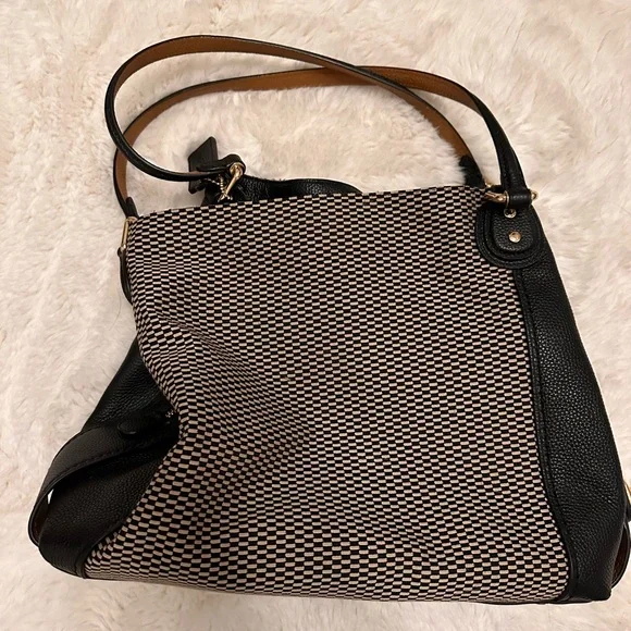 Coach Jacquard Legacy Edie 31 Shoulder Bag - Picture 4 of 9